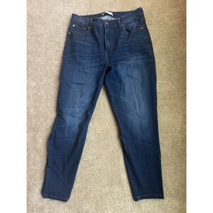 Womens Celebrity Pink Jeans Size 15/32 Blue Denim Solid Pants High Rise